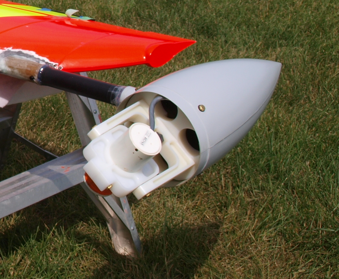 Wing-tip magnetometer on a drone