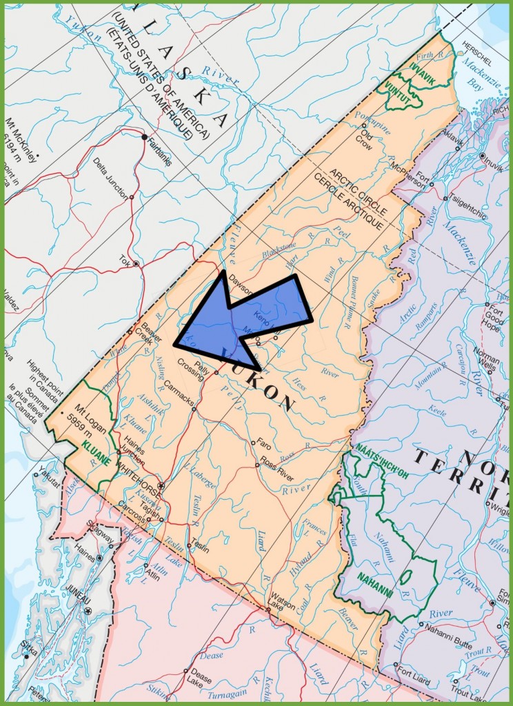 Approximate location of the camp